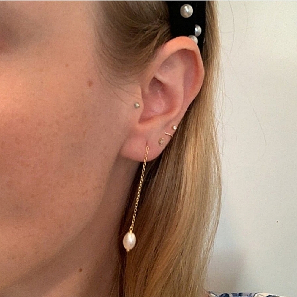 Free People Freshwater Pearl Earrings